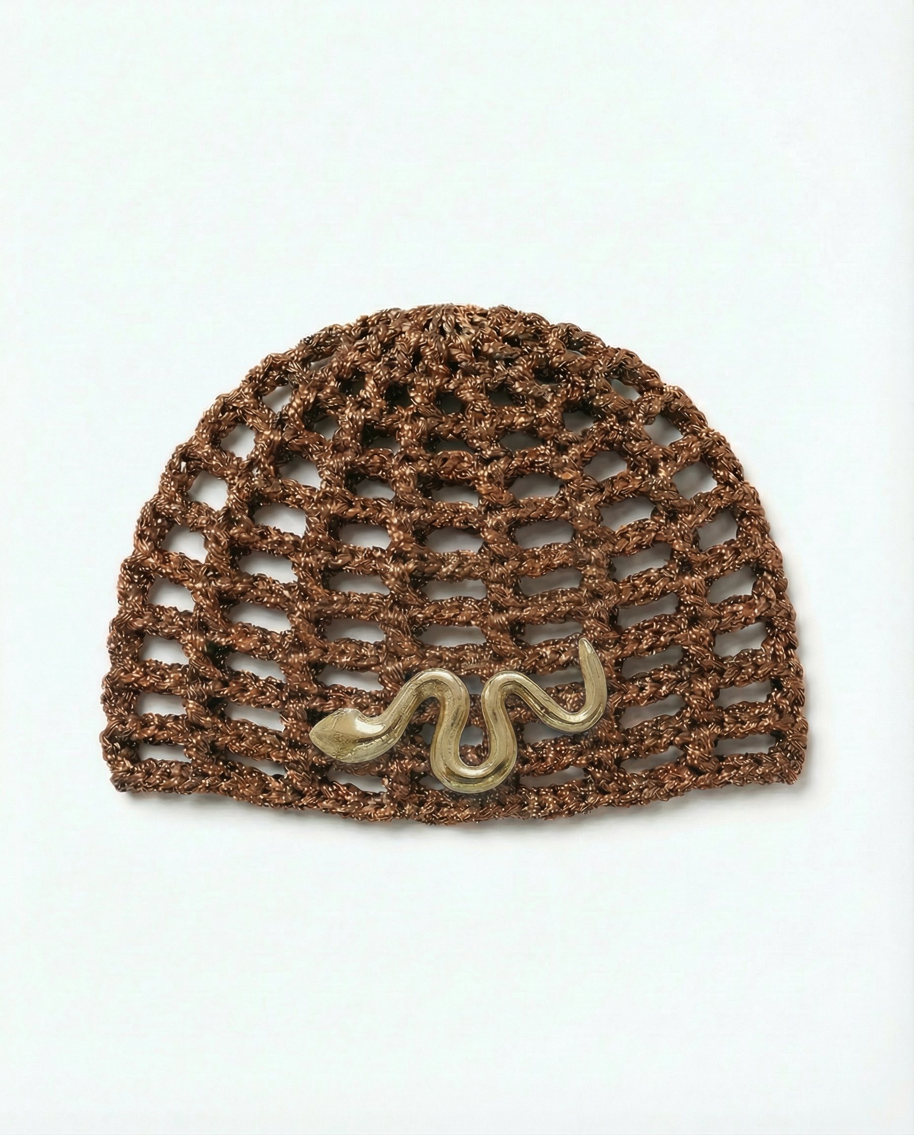 Crochet Brown Hat